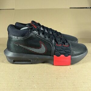 Nike Lebron Witness 8 FB2239-005 Black‎ Red Basketball Shoes Mens 10